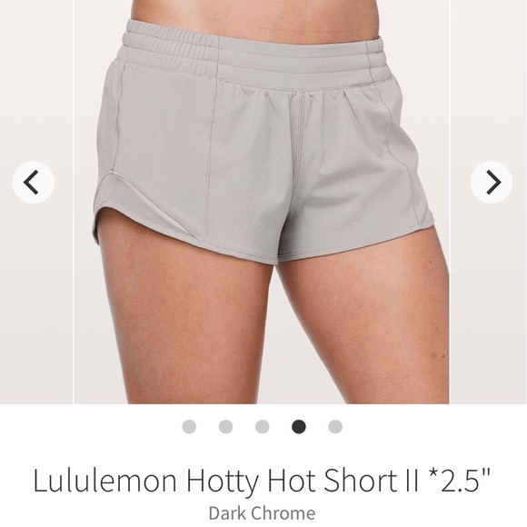 Lululemon hotty hot shorts 2.5” dark chrome size 8 - Picture 2 of 8